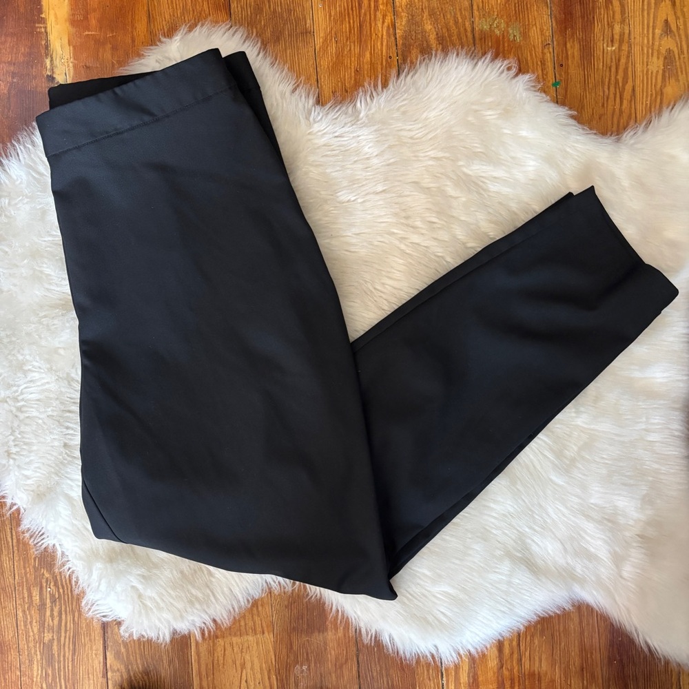 Circumstance Solid Black Work Pants